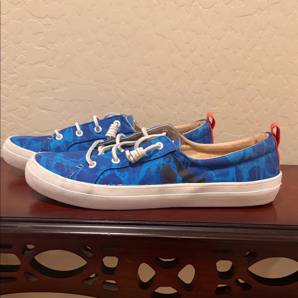 Womens Sperry Jaws Anniversary Canvas Slip-On Sneakers 
Womens Sz 11